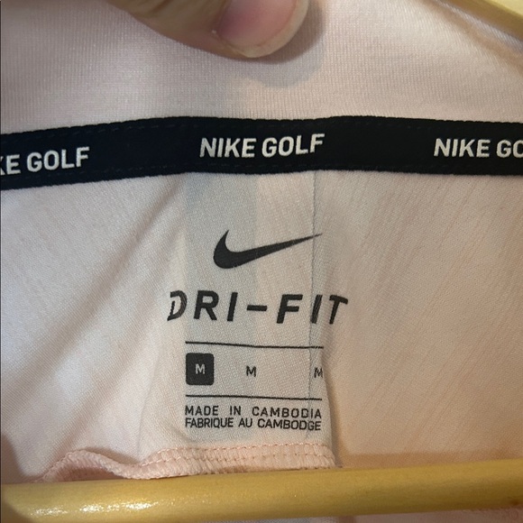 Nike Tiger Woods Golf Collection Men's Pink Polo Shirt Dry Fit Size M - Picture 2 of 8